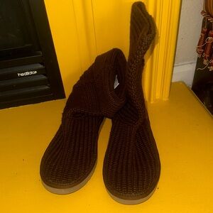 UGG Brown Sock Boots Casual Comfort